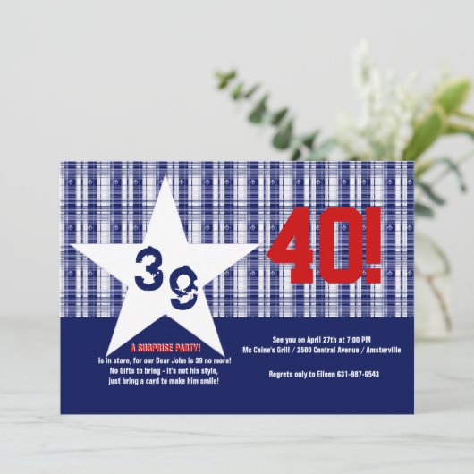 私たちの星誕生日パーティーの招待 招待状 (スタンド正面)