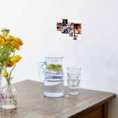 私たちの星 |新生児誕生編集可能数々の金ゴールド 箔ポスター (レイダウン (キッチン))