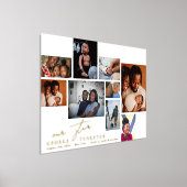 私たちの星 |新生児誕生編集可能数々の金ゴールド 箔ポスター (レイダウン)