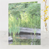 私たちの最も深い悔やみや弔慰 カード (黄色い花)