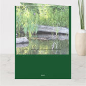 私たちの最も深い悔やみや弔慰 カード (裏面)