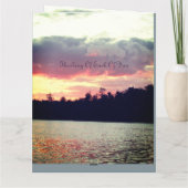 私たちの最も深い悔やみや弔慰 カード (裏面)