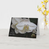 私たちの最も深い悔やみや弔慰 カード (黄色い花)