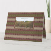 私たちの最も深い悔やみや弔慰 カード (裏面)