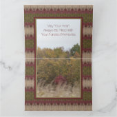 私たちの最も深い悔やみや弔慰 カード (内部)