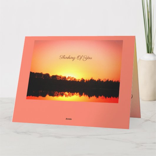 私たちの最も深い悔やみや弔慰 カード (裏面)