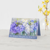 私たちの最も深い考えはアジサイのカード カード (黄色い花)