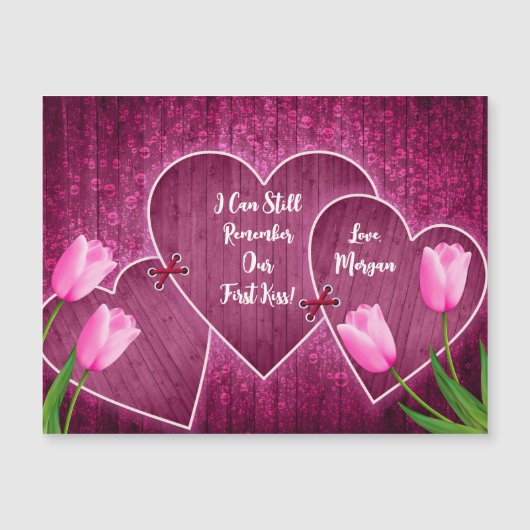 私たちの最初のキスまたはテキストを覚えている (正面)