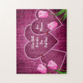 私たちの最初のキスまたはテキストを覚えている ジグソーパズル (縦)