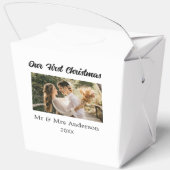 私たちの最初のクリスマスカップル写真 名前 ミスター＆ミセス モッド フェイバーボックス (裏面)