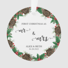 私たちの最初のクリスマス 婚約 オーナメント