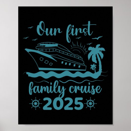 私たちの最初のファミリークルーズ2025夏休み旅行 ポスター (正面)