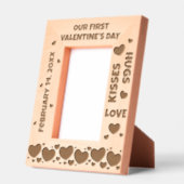 私たちの最初のベールティーズデイカスタム文字 レーザー彫刻フレーム (左)