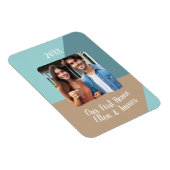 私たちの最初のホームカスタム引っ越し祝いパーティー写真ギフト マグネット (右側)