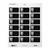 私たちの最初のホームドアマット写真 ラベル (フルシート)