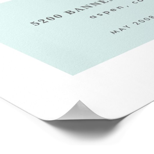 私たちの最初のホームパーソナライズされたフォトプリント ポスター (角)