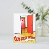 私たちの最初のホーム漫画ドア ポストカード (スタンド正面)