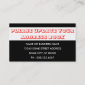 私たちの最初のホーム漫画ドア 名刺 (裏面)