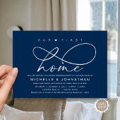 私たちの最初のホーム、モダン引っ越し祝いパーティーパーティー 招待状