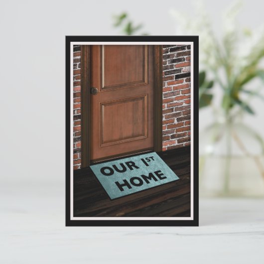 私たちの最初の家の玄関マット (スタンド正面)