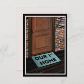 私たちの最初の家の玄関マット (正面/裏面)