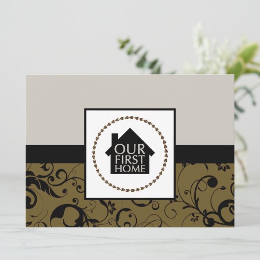 私たちの最初の家(ダマスク) 招待状 (スタンド正面)