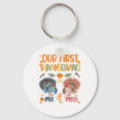 私たちの最初の感謝の夫婦結婚した2 キーホルダー (正面)