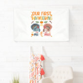 私たちの最初の感謝の夫婦結婚した2 横断幕 (インサイチュ)