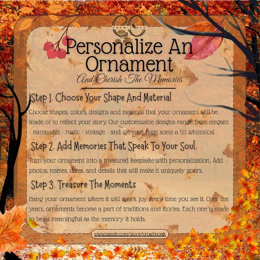 私たちの最初の秋を一緒に:名前と日付秋リース セラミックオーナメント