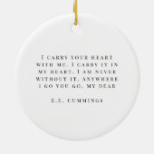 私たちの最初の結婚したクリスマスクラスタイポグラフィ セラミックオーナメント (裏面)