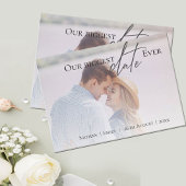 私たちの最大の日付のスクリプト写真結婚の セーブザデート