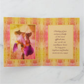 私たちの最深悔やみや弔慰アイリス カード (内部)