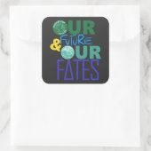 私たちの未来と運命 スクエアシール (バッグ)