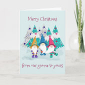 私たちの格言からあなたの可愛いおもしろいメリークリスマス シーズンカード (正面)