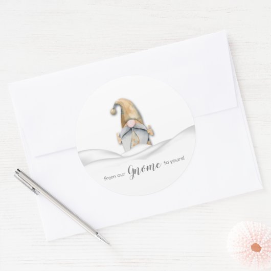 私たちの格言からクリスマス・ホリデー ラウンドシール (封筒)