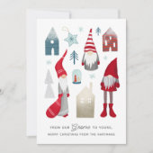 私たちの格言から |かわいい北欧クリスマス シーズンカード (正面)