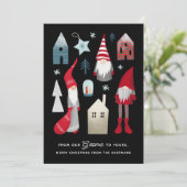 私たちの格言から |かわいい北欧クリスマス シーズンカード (スタンド正面)