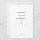 私たちの格言から |かわいい北欧クリスマス シーズンカード (裏面)