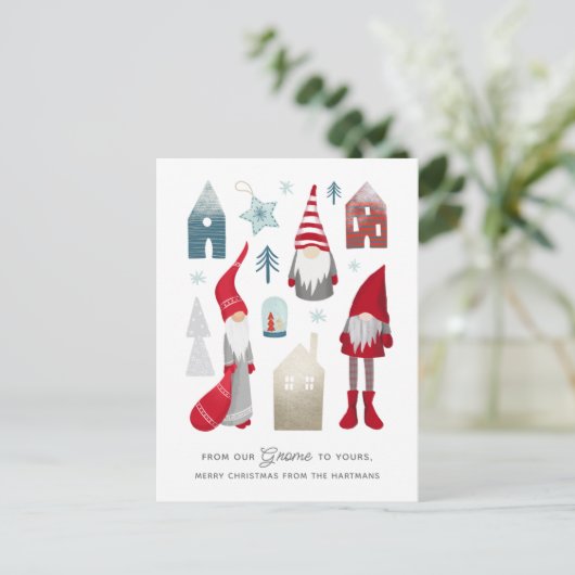 私たちの格言から |かわいい北欧クリスマス シーズンポストカード (スタンド正面)
