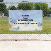 私たちの森結婚へようこそ 横断幕 (インサイチュ)