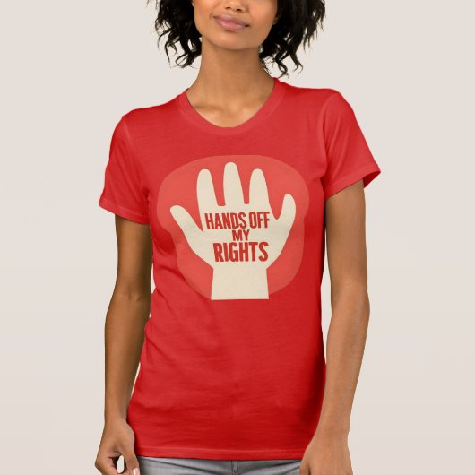 私たちの権利を奪わないで – 平等 Tシャツ (正面)