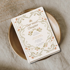 私たちの次の章のおとぎ話の赤ちゃんシャワー 招待状