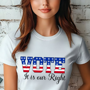 私たちの正しい選挙に投票 Tシャツ