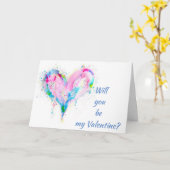 私たちの残りの人生のバレンタインを送ってくれないか カード (黄色い花)