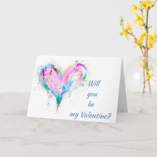 私たちの残りの人生のバレンタインを送ってくれないか カード (黄色い花)