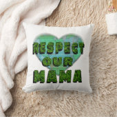 私たちの母を敬う救よ、地球 クッション (ブランケット)