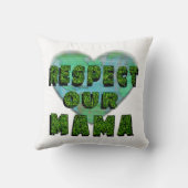 私たちの母を敬う救よ、地球 クッション (裏面)