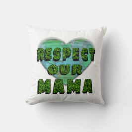 私たちの母を敬う救よ、地球 クッション