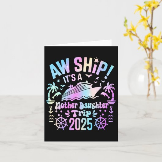 私たちの母娘旅行2025 マッチン カード (黄色い花)