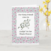 私たちの毛皮の友人は私たちのハートに閉じ込められて2 カード (黄色い花)